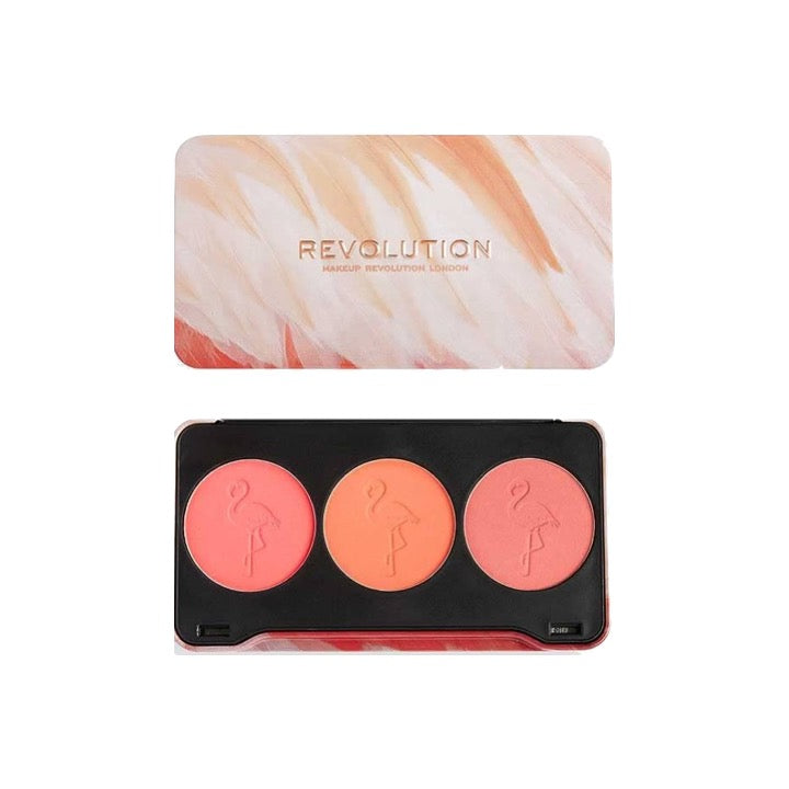Revolution Flamingo Mini Trio Blush Oh My Blush