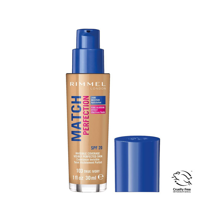 Rimmel Match Perfection SPF 20 Foundation 103 True Ivory