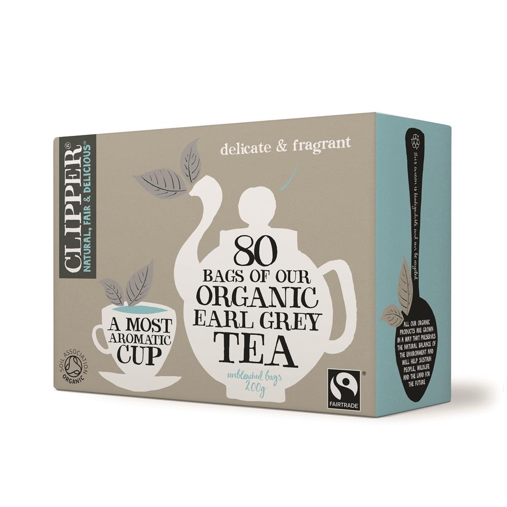 Organic Fairtrade Earl Grey Tea 80 bags
