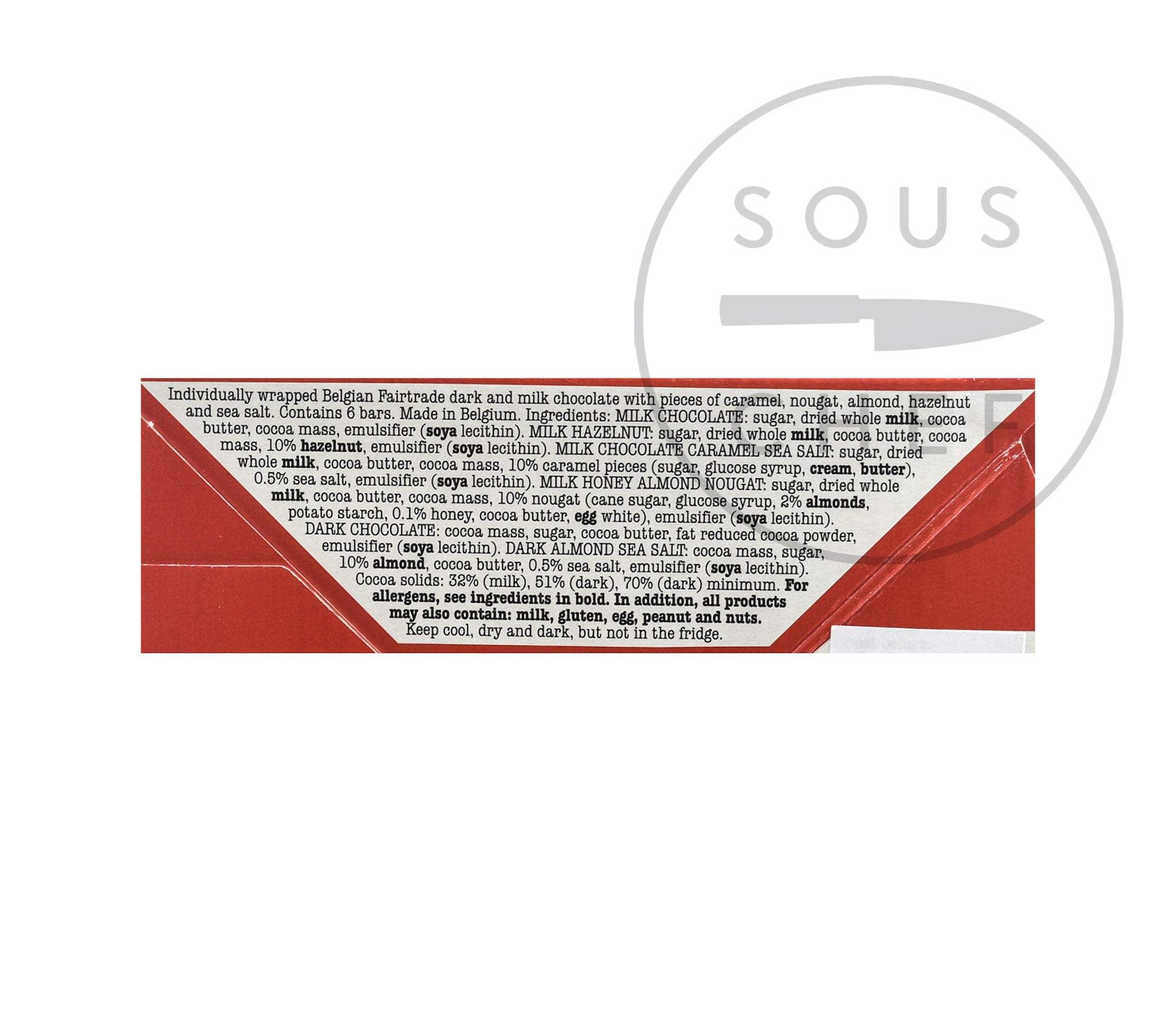 Tony's Chocolonely Rainbow Chocolate Tasting Box, 1080g