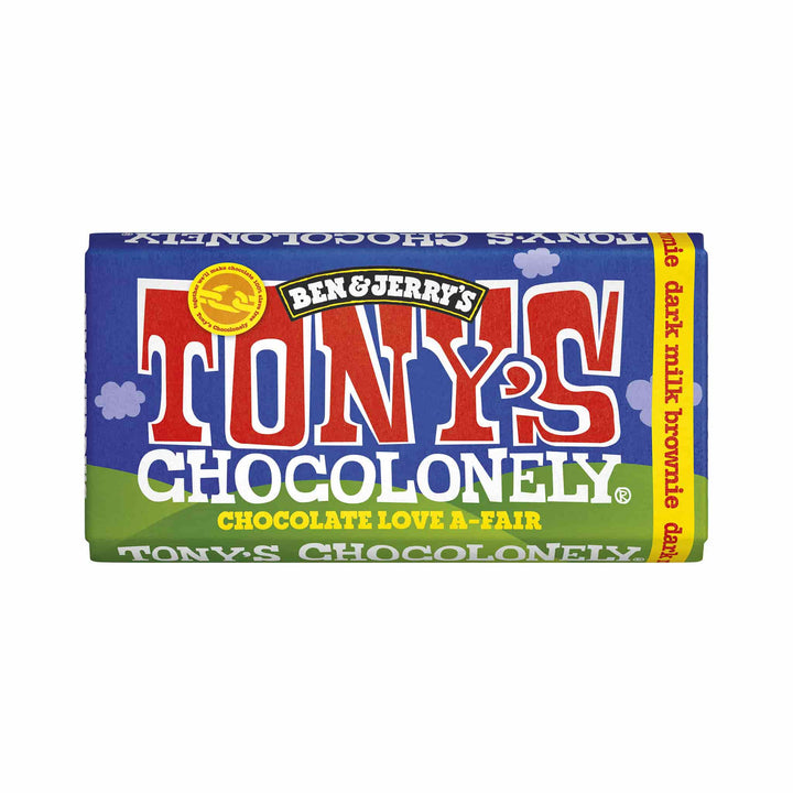 Tony's Chocolonely - Ben & Jerry's Dark Milk Brownie, 180g