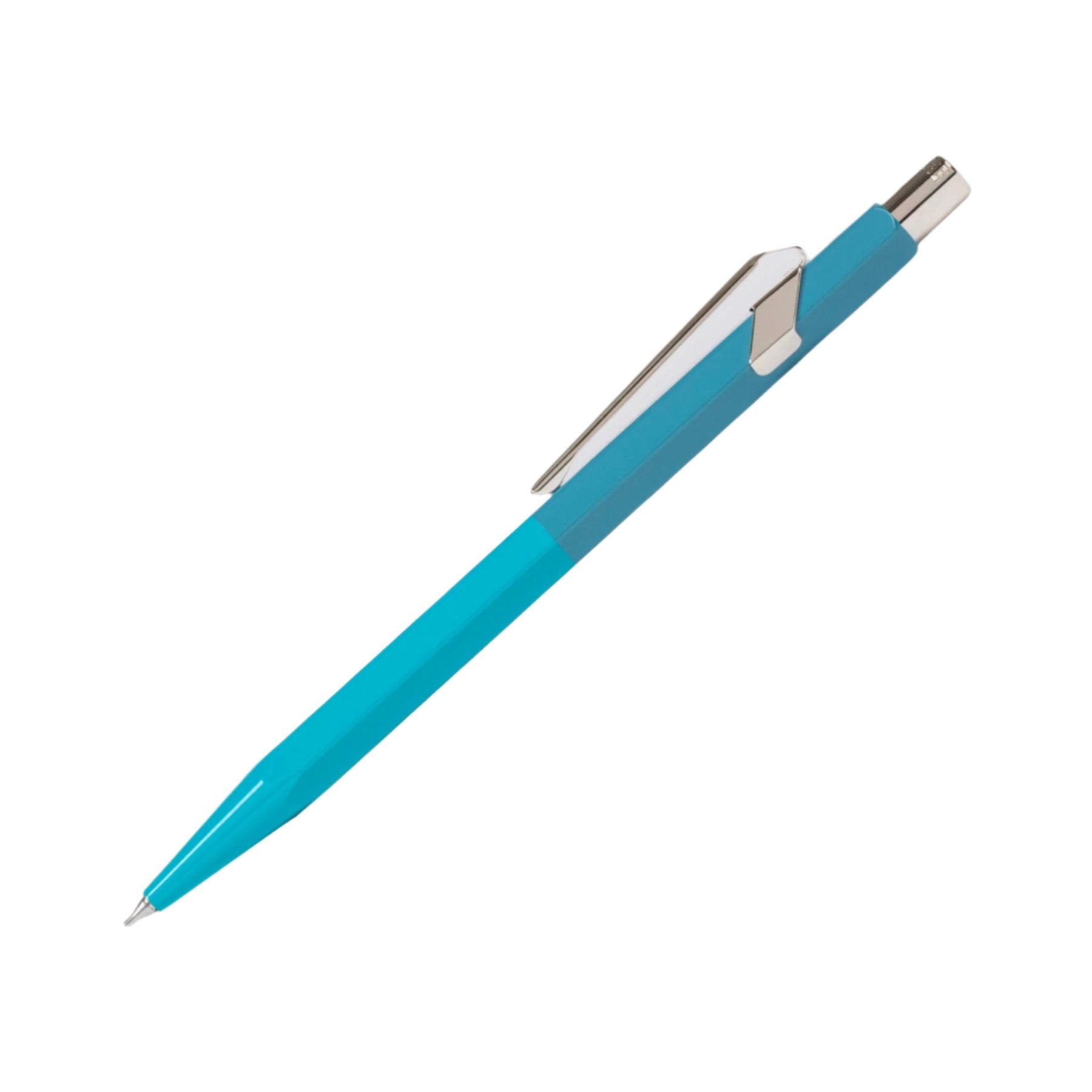 Paul Smith 844 Mechanical Pencil - Cyan Blue/Steel Blue