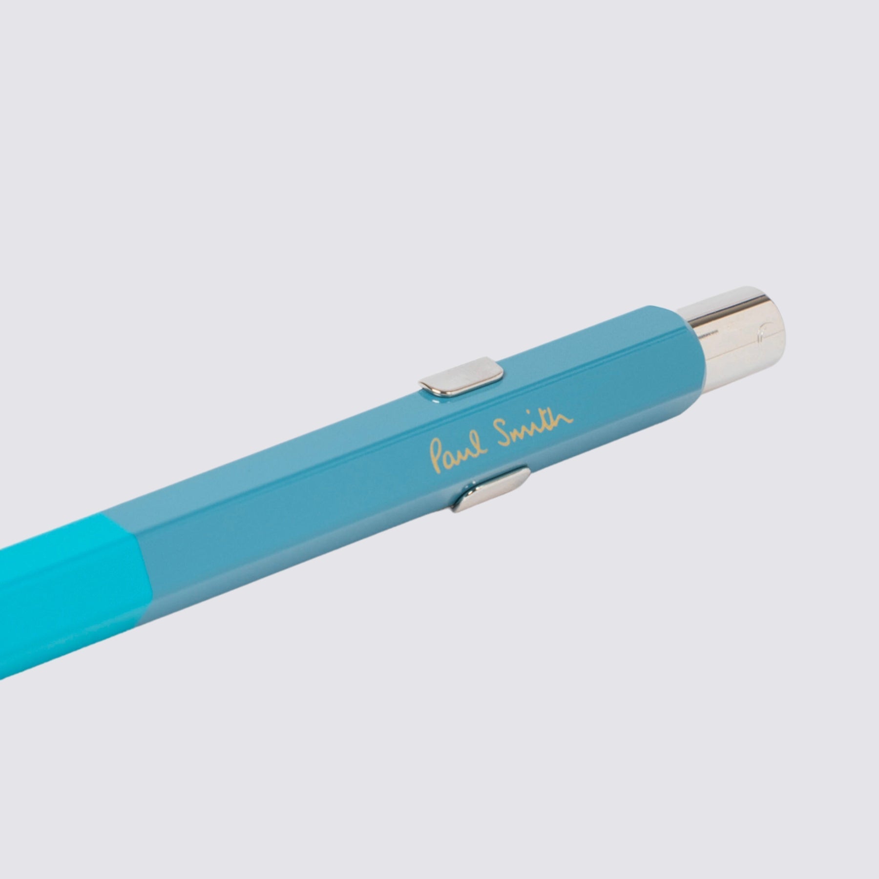 Paul Smith 844 Mechanical Pencil - Cyan Blue/Steel Blue
