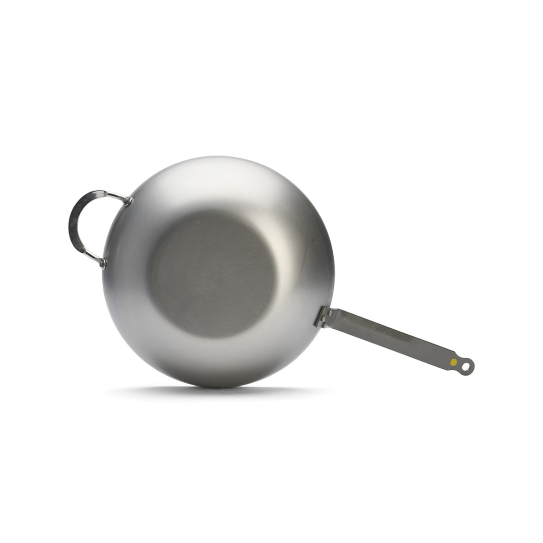 De Buyer Mineral B Flat Base Wok, 32cm