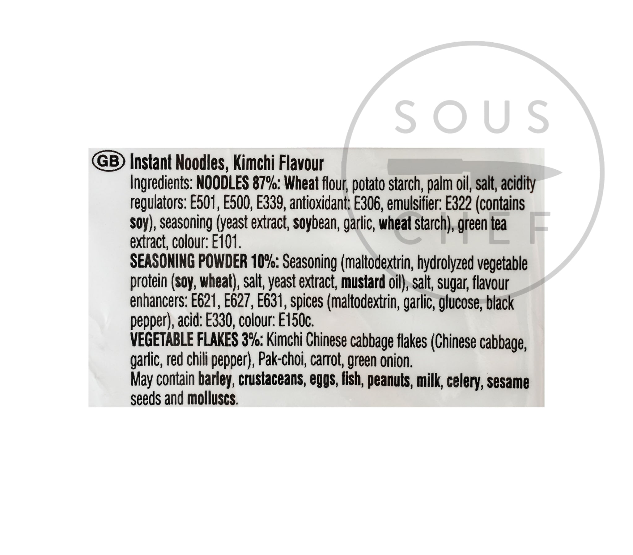 20 x Packs of Nongshim Kimchi Ramyun Noodles