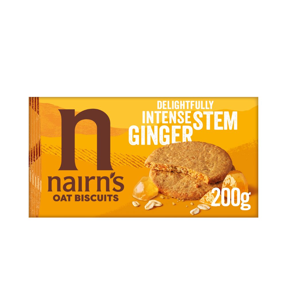 Stem Ginger Oat Biscuits 200g