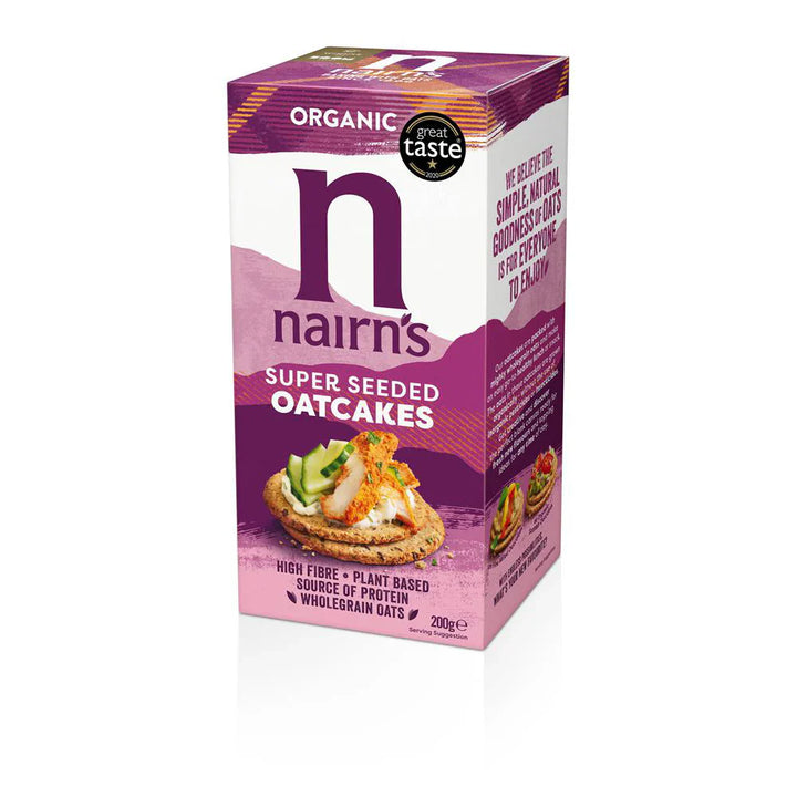 Super Seeded Organic Oatcakes 200g