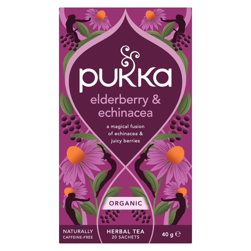 Elderberry & Echinacea Organic Herbal Tea 20 sachets