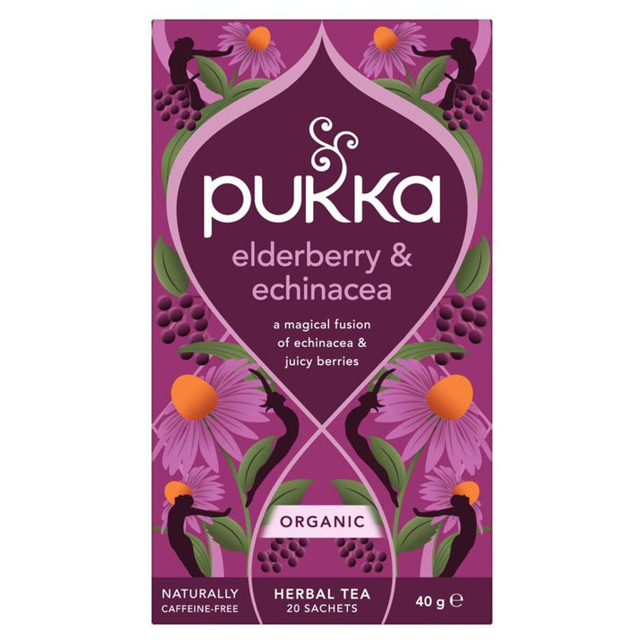 Elderberry & Echinacea Organic Herbal Tea 20 sachets