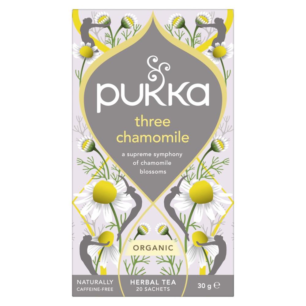 Three Chamomile 20 herbal tea sachets