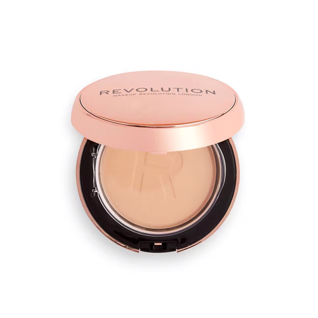Revolution Conceal & Define Satin Matte Powder Foundation P10