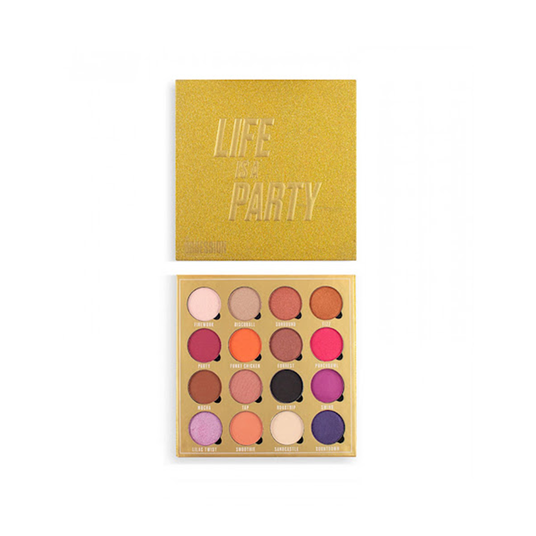 Revolution Makeup Obsession Life Is A Party Eyeshadow Palette