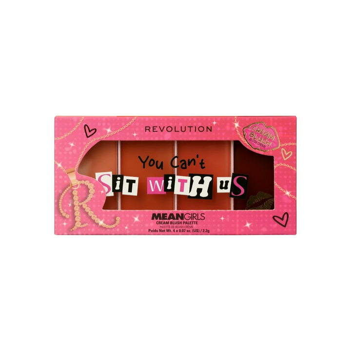 Revolution X Mean Girls Cream Blush Palette You Cant Sit With Us