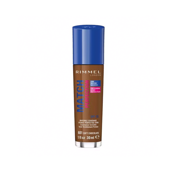 Rimmel Match Perfection Foundation 601 Soft Chocolate