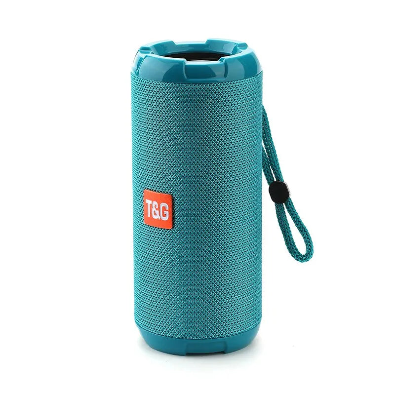 T&G Wireless Bluetooth Speaker - Multiple Colours Available - Small Portable Double Speaker Card Household Outdoor Loud Subwoofer Support FM Radio TF