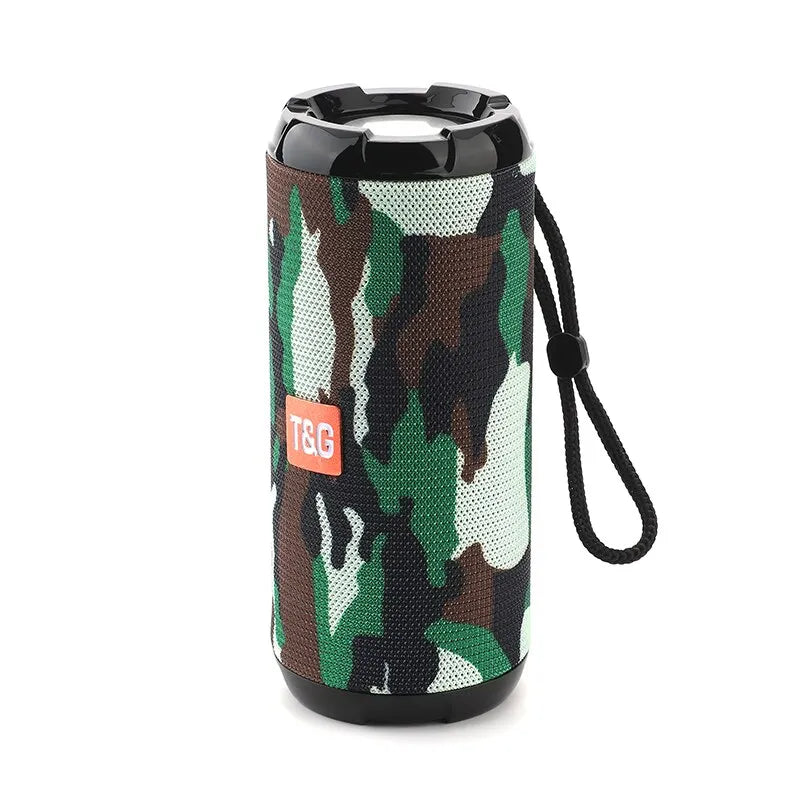 T&G Wireless Bluetooth Speaker - Multiple Colours Available - Small Portable Double Speaker Card Household Outdoor Loud Subwoofer Support FM Radio TF