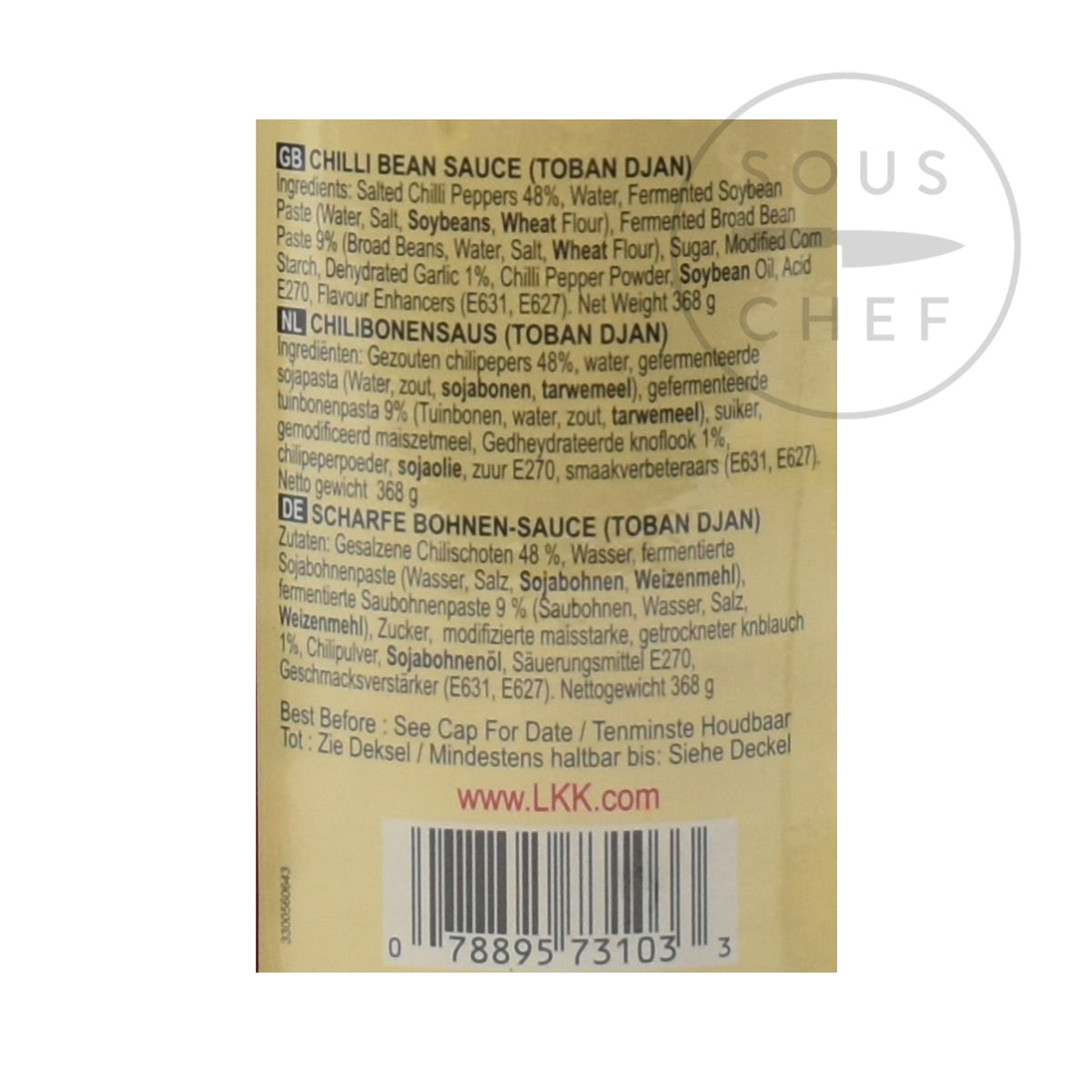 Lee Kum Kee Chilli Bean Sauce - Toban Djan, 368g – Sattar Direct