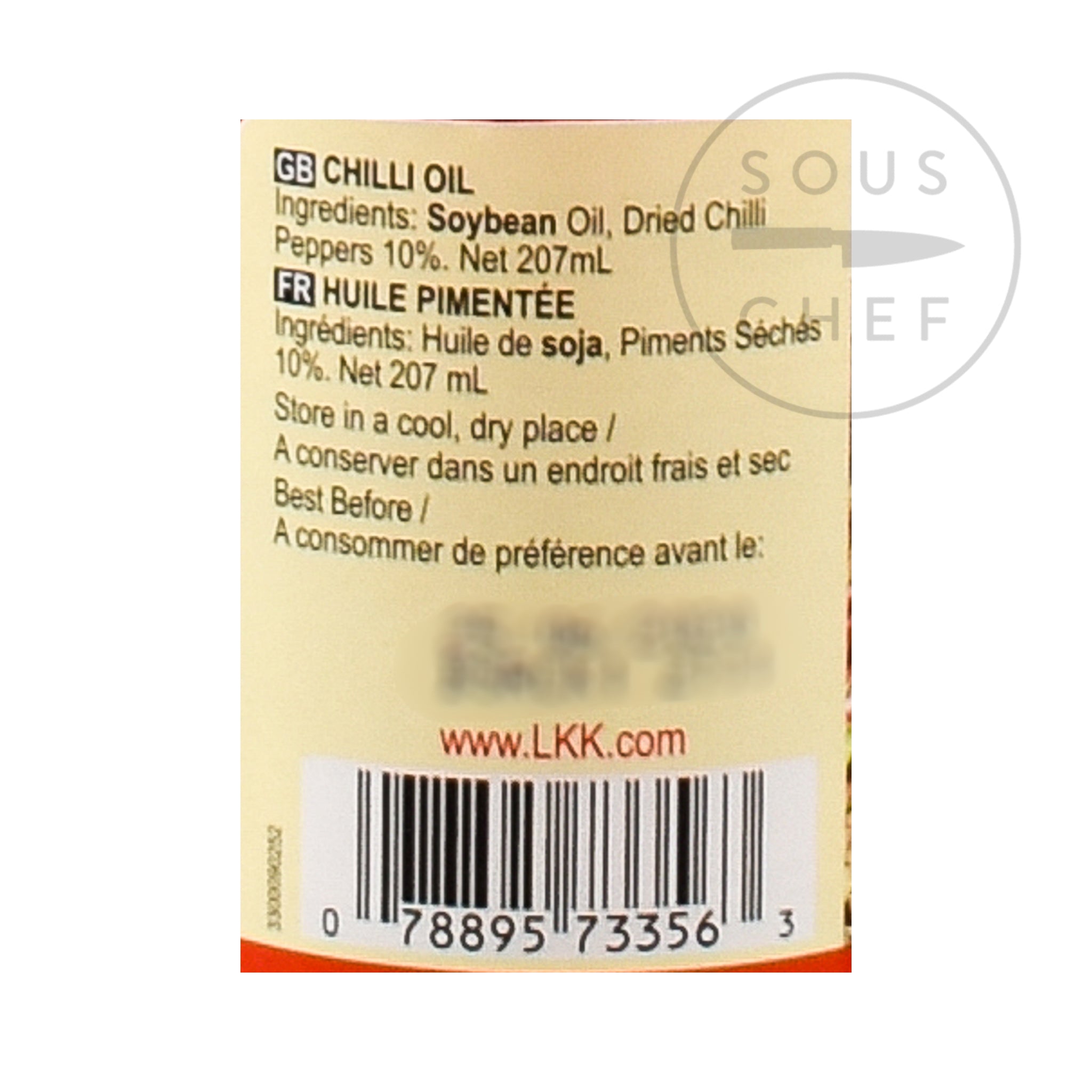 Lee Kum Kee Chilli Oil, 207ml