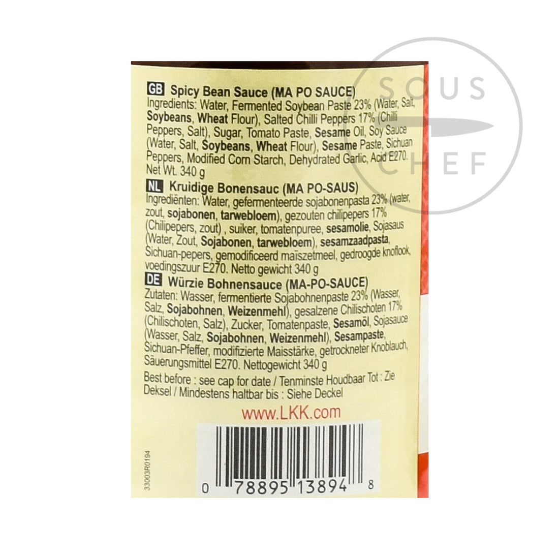 Lee Kum Kee Spicy Bean Sauce Ma Po, 340g