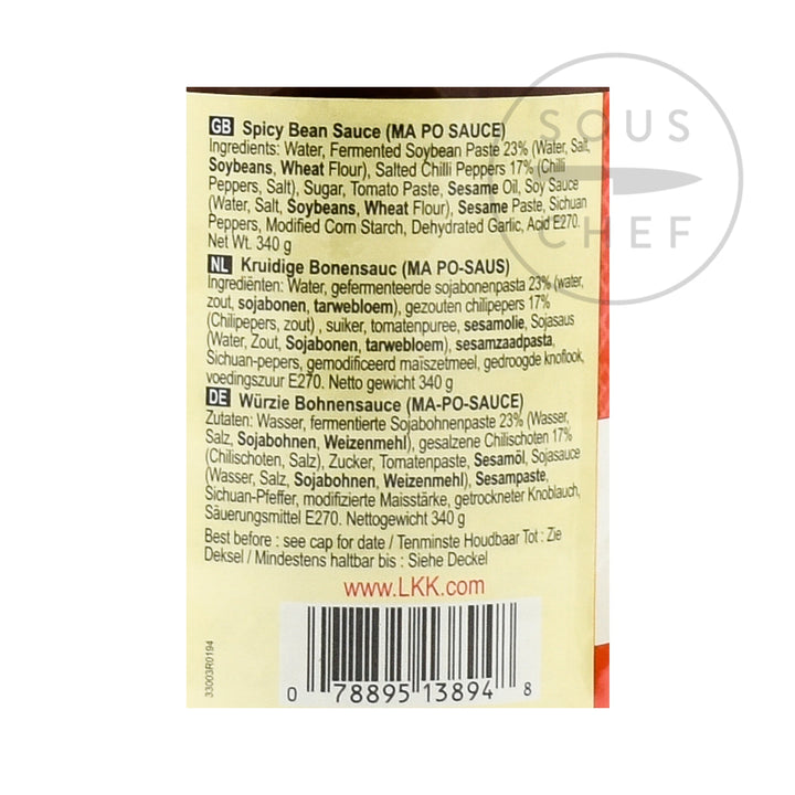 Lee Kum Kee Spicy Bean Sauce Ma Po, 340g