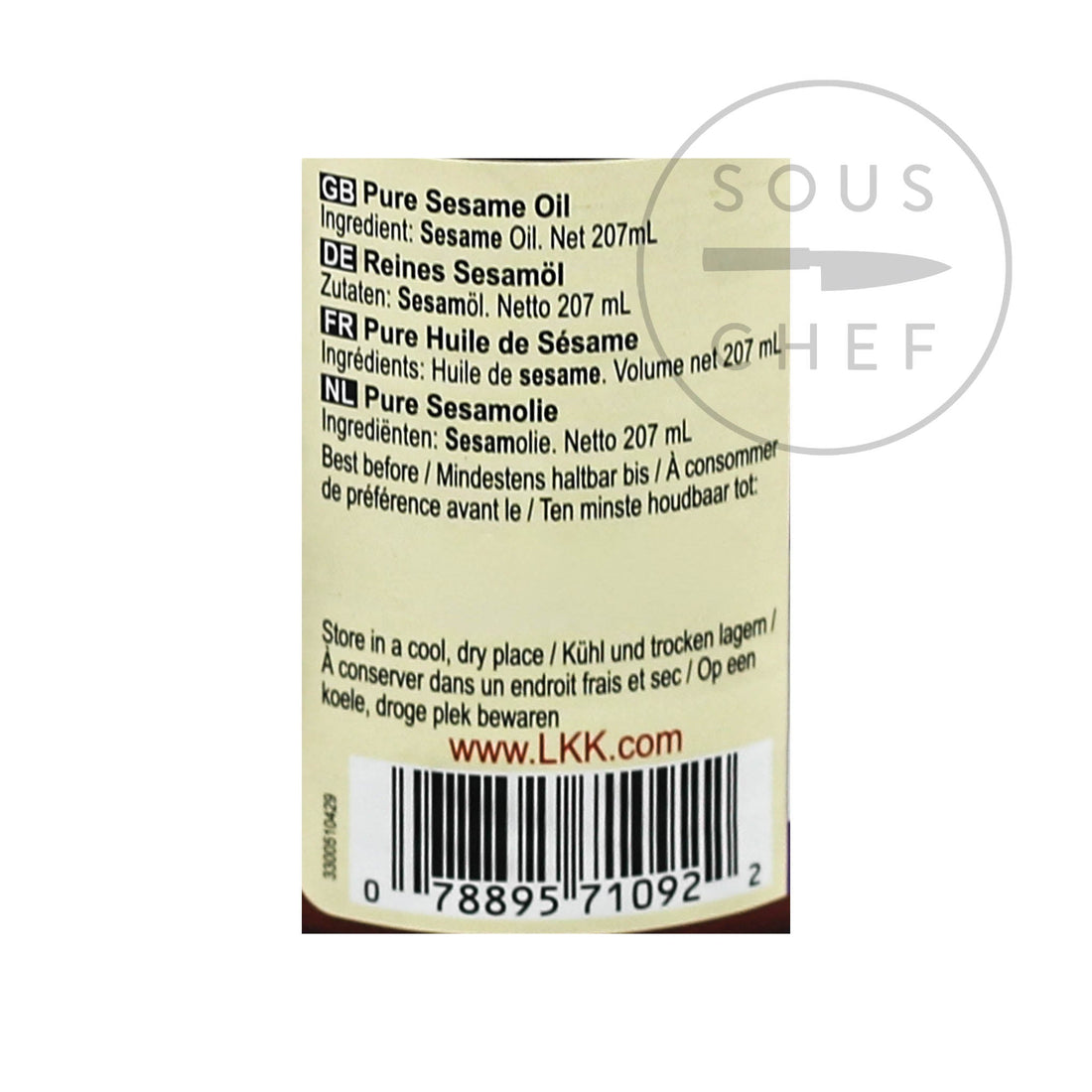 Lee Kum Kee Pure Sesame Oil, 207ml