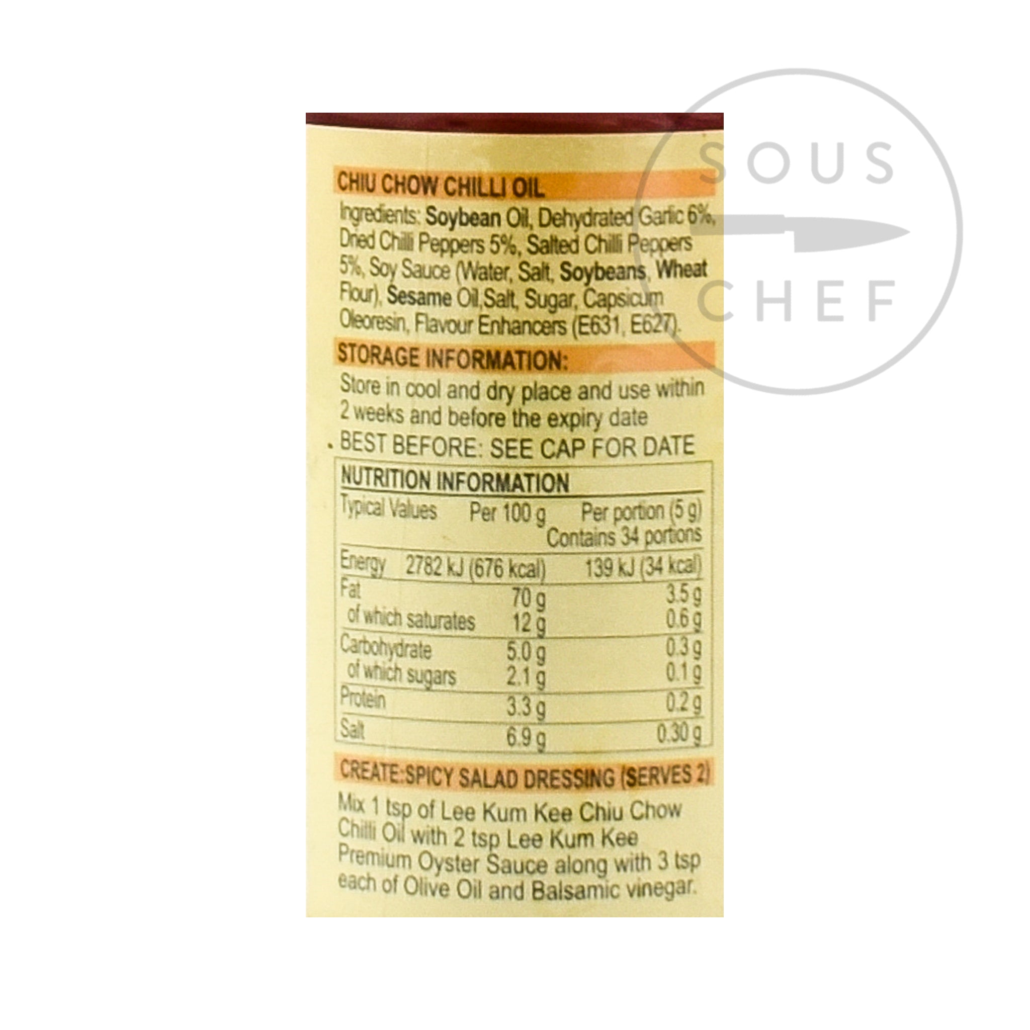 Lee Kum Kee Chiu Chow Chilli Oil