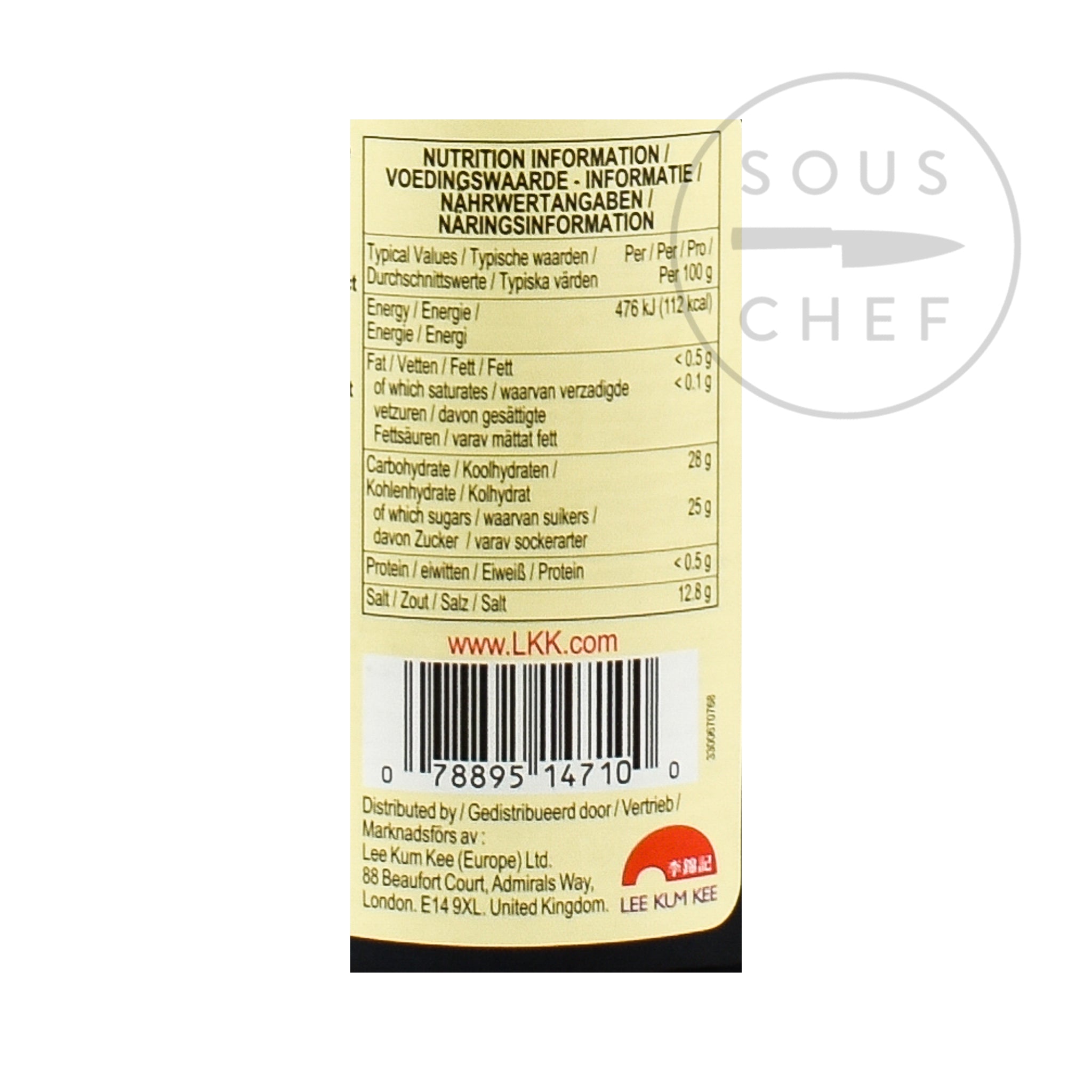 Lee Kum Kee Gluten-Free Oyster Sauce, 510g