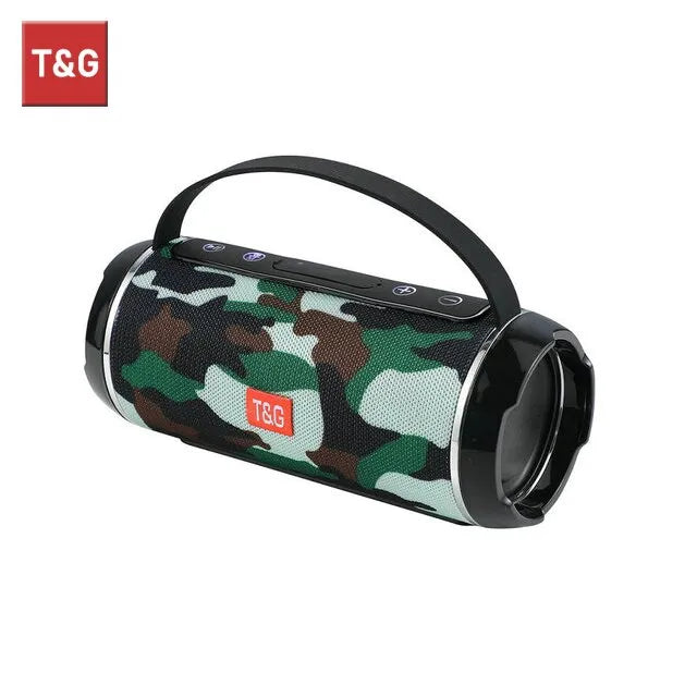 TG116c Bluetooth Speaker - TWS Wireless Outdoor Portable Waterproof Subwoofer with 3D Stereo Sound - Ideal for HandsFree Call and Powerful Audio Experience