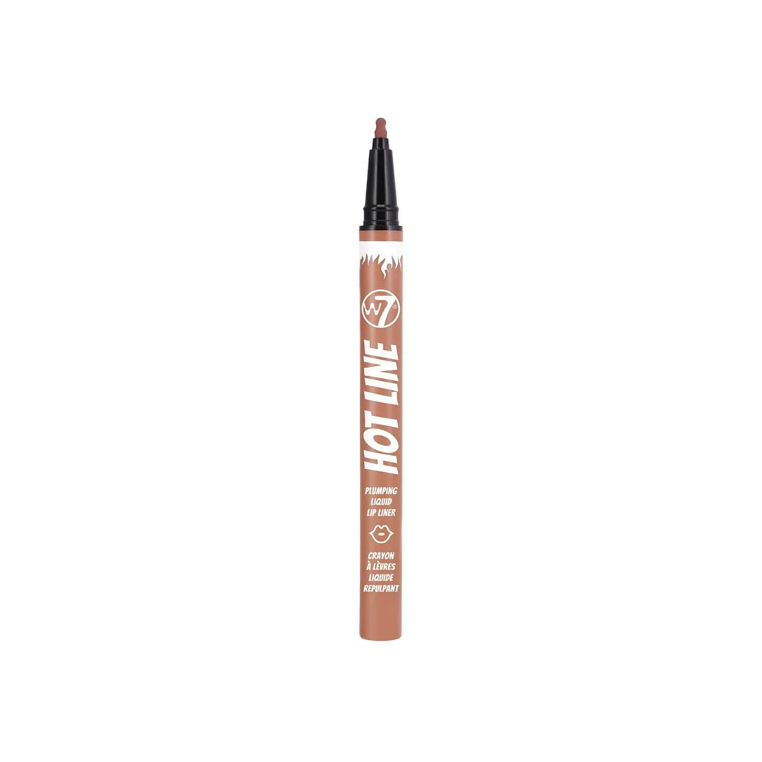 W7 Hot Line Plumping Liquid Lip Liner Nude Whisper