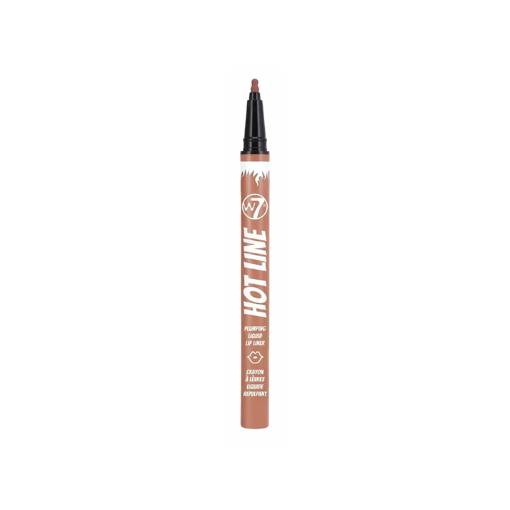 W7 Hot Line Plumping Liquid Lip Liner Nude Whisper