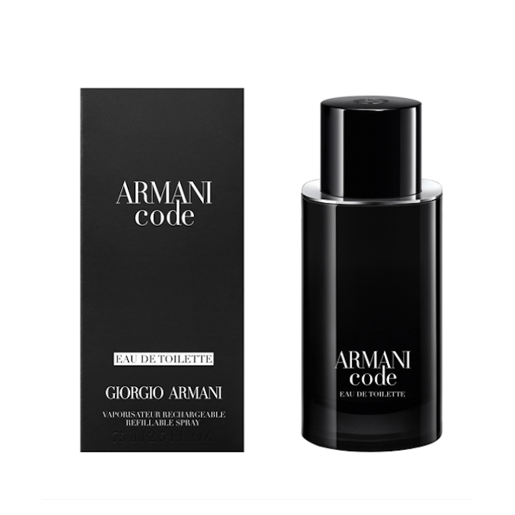 Armani Code Eau de Toilette Men's Aftershave Spray (15ml, 30ml, 50ml, 75ml, 125ml)