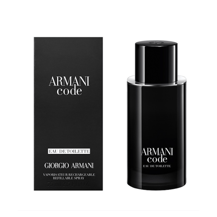 Armani Code Eau de Toilette Men's Aftershave Spray (15ml, 30ml, 50ml, 75ml, 125ml)