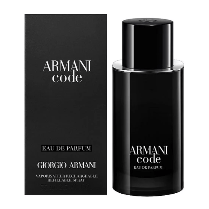 Armani Code Pour Homme Eau De Parfum Men's Aftershave Refillable Spray (50ml, 75ml)