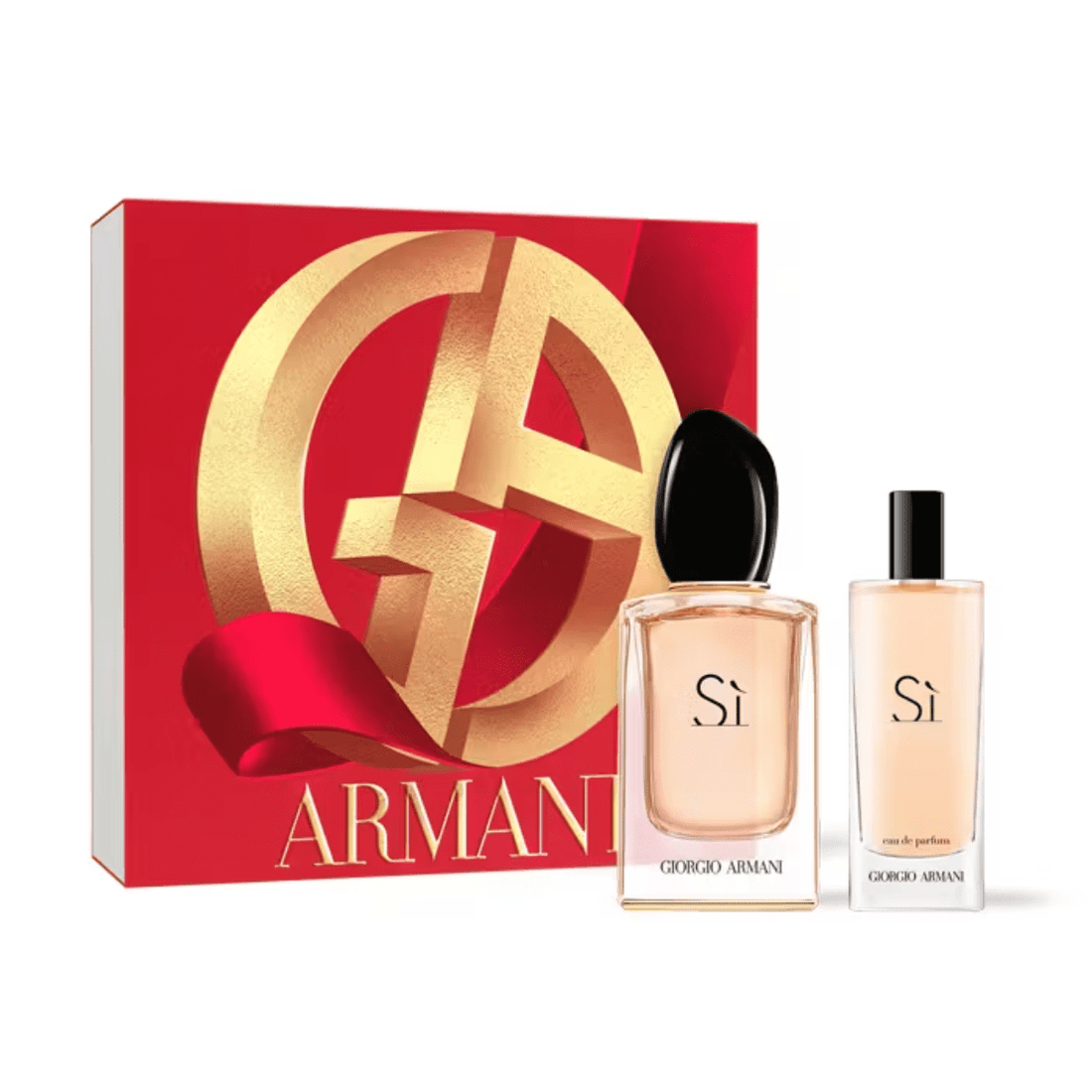 Armani Si Eau de Parfum Women's Gift Set Spray (50ml) with 15ml