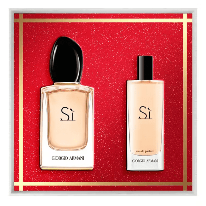Armani Si Eau de Parfum Women's Gift Set Spray (50ml) with 15ml