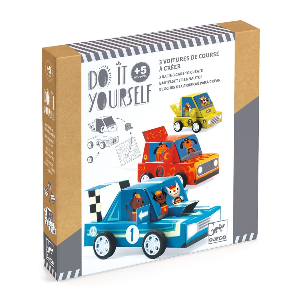 Djeco Do It  Yourself - 3 Grand Prix Cars