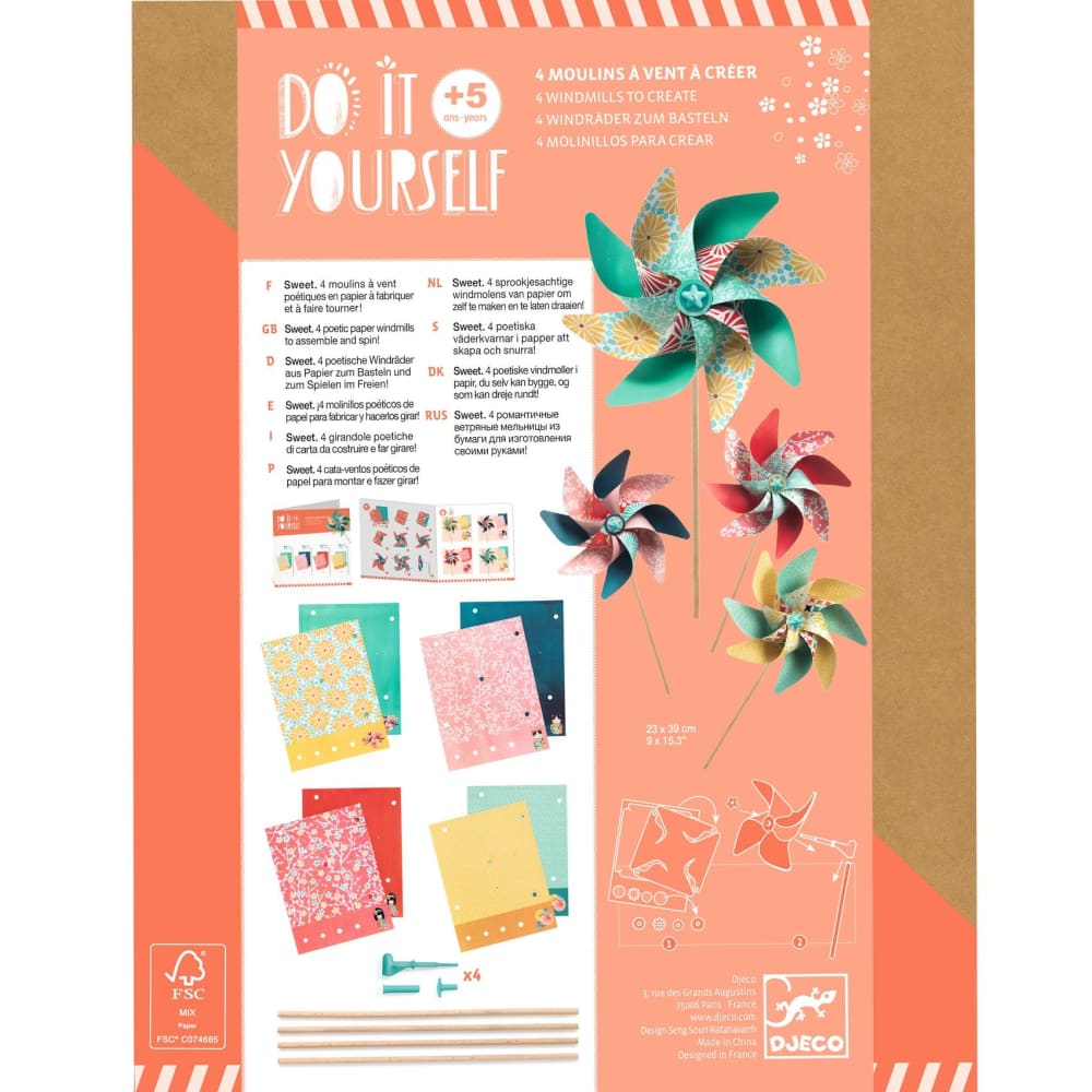 Djeco Do it yourself - Windmills