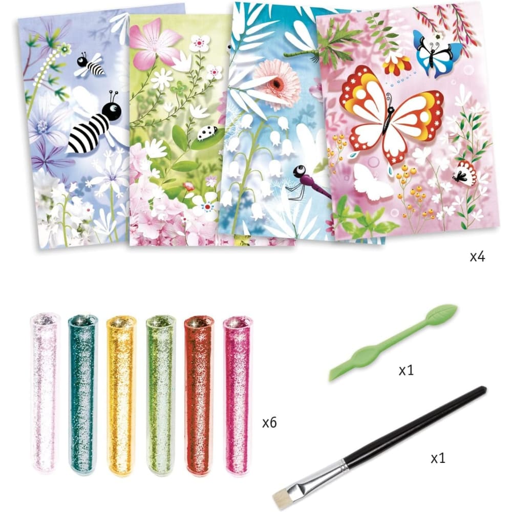 Djeco Glitter Butterflies Boards