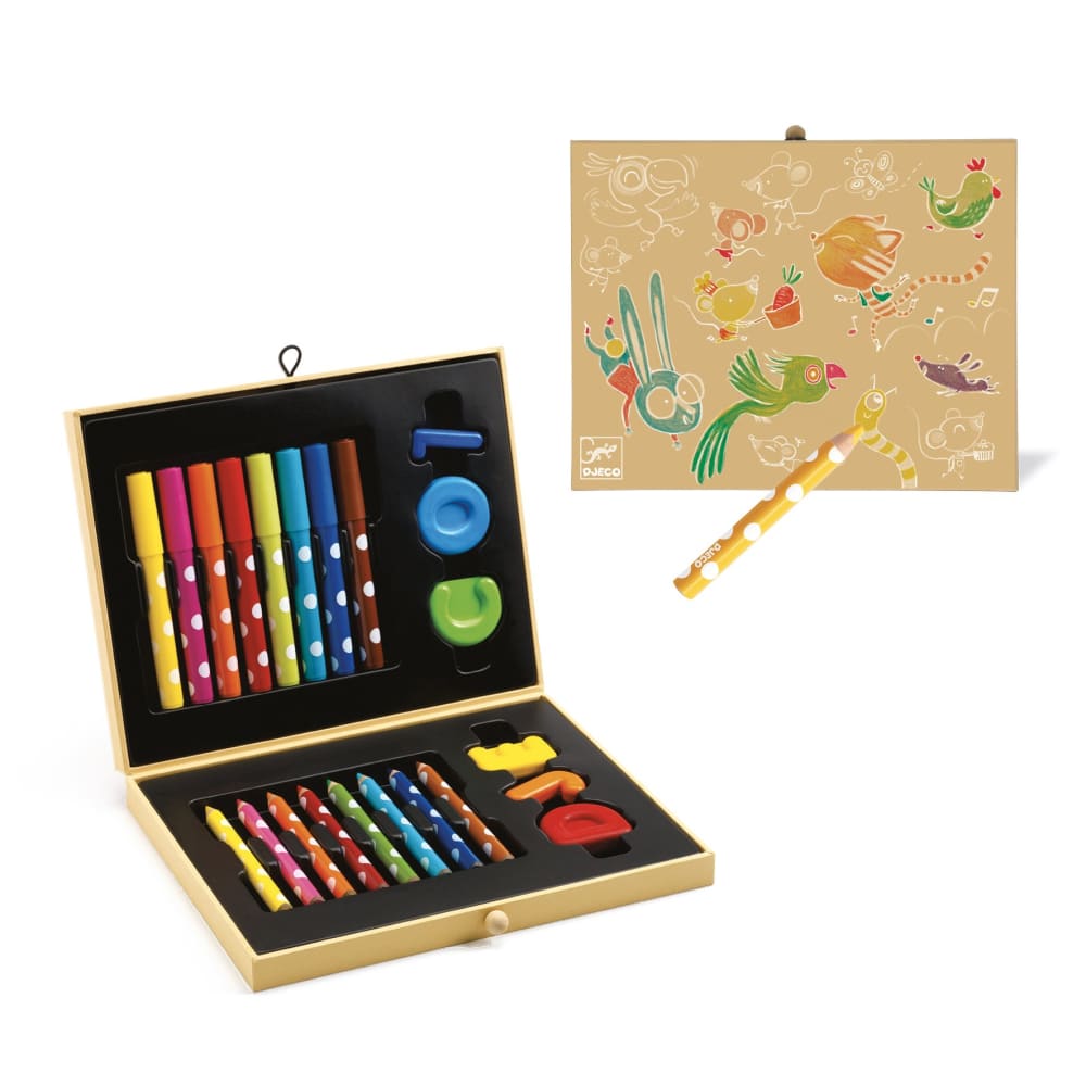 Djeco Toddlers Box of Colours Art Set