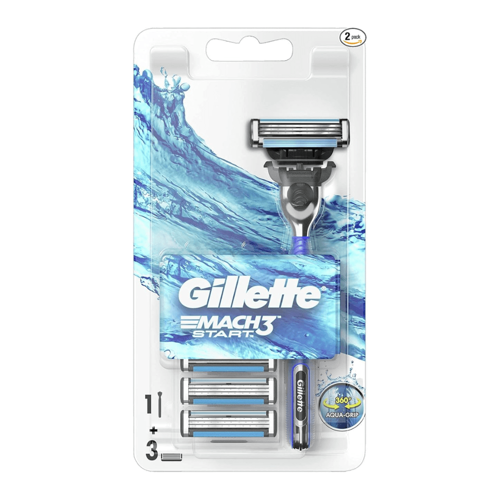 Gillette Mach3 Start Razor 3Up
