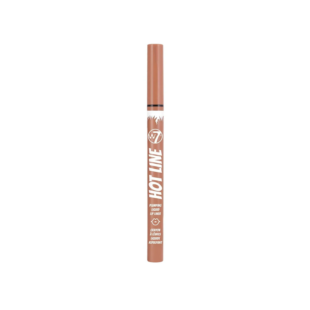 W7 Hot Line Plumping Liquid Lip Liner Nude Whisper