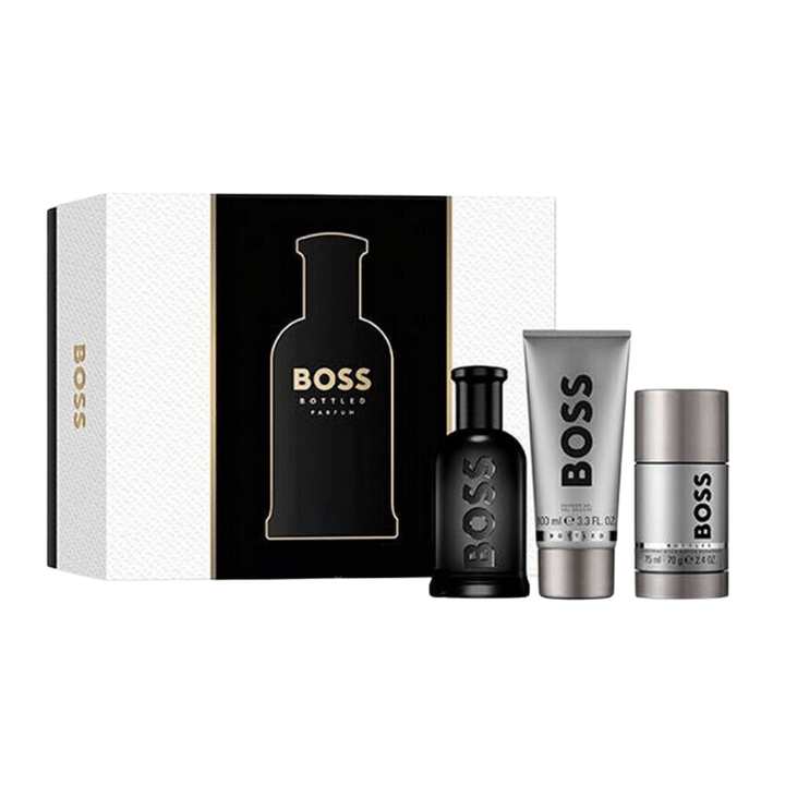 Hugo Boss Bottled Men's Gift Set (100ml Parfum + 100ml Shower Gel + 75ml Deodorant Stick)