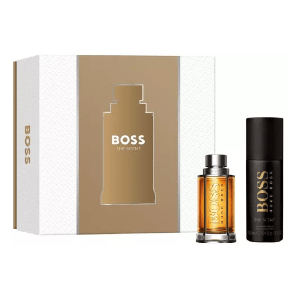 Hugo Boss The Scent for Him Eau De Toilette Men's Aftershave Gift Set (50ml EDT + 100ml Shower Gel)