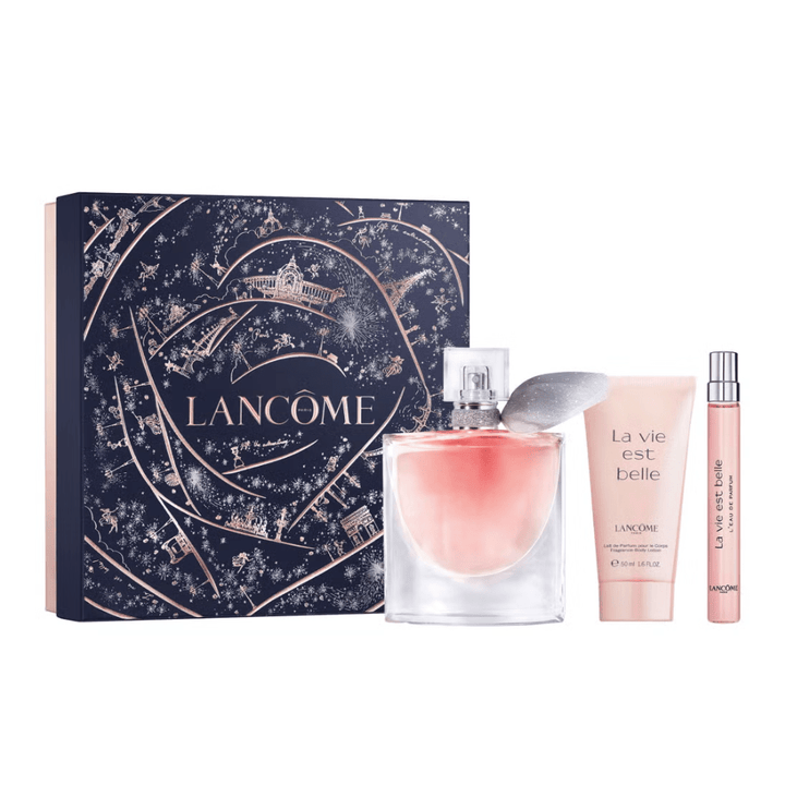 Lancome La Vie Est Belle Gift Set (50ml EDP + 50ml Body Lotion + 10ml EDP)