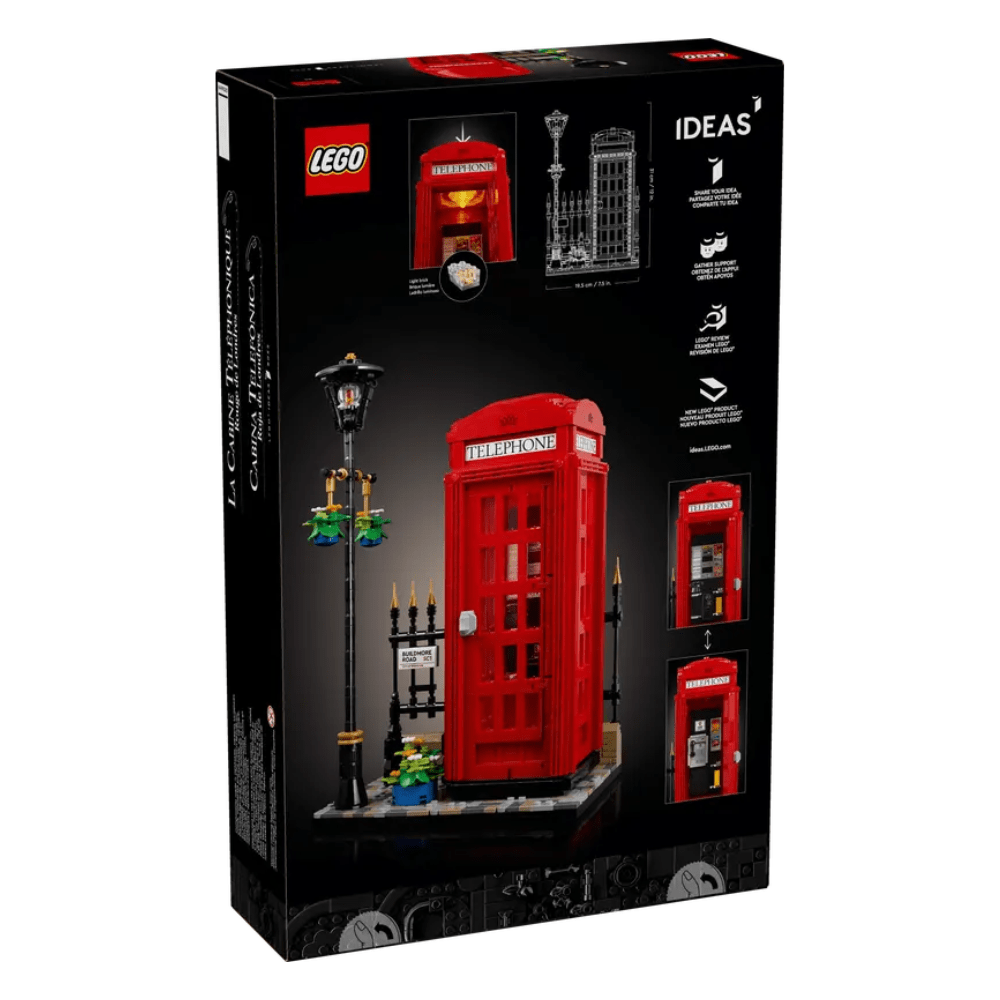 LEGO Ideas London Red Telephone Box (21347)