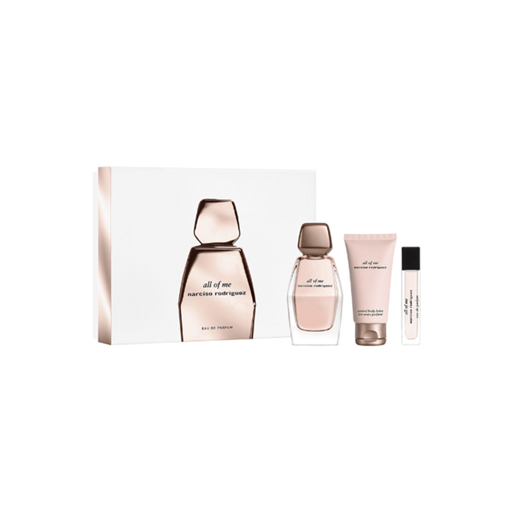 Narciso Rodriguez All Of Me Eau de Parfum Women's Perfume Gift Set Spray (90ml) with Body Lotion & 10ml EDP