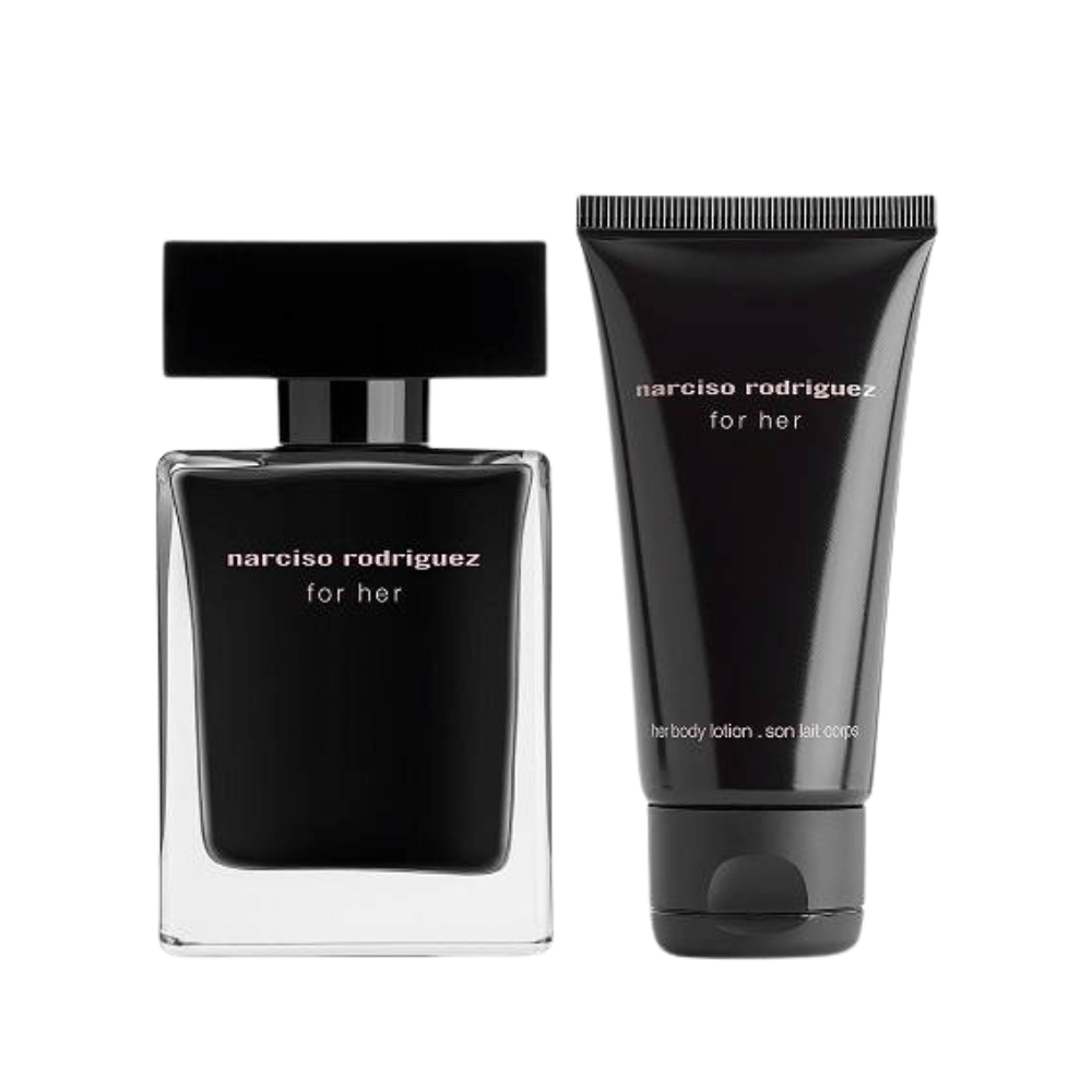 Narciso Rodriguez For Her Eau de Toilette Women's Perfume Gift Set Spray (30ml + 50ml BL)