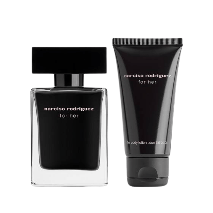 Narciso Rodriguez For Her Eau de Toilette Women's Perfume Gift Set Spray (30ml + 50ml BL)