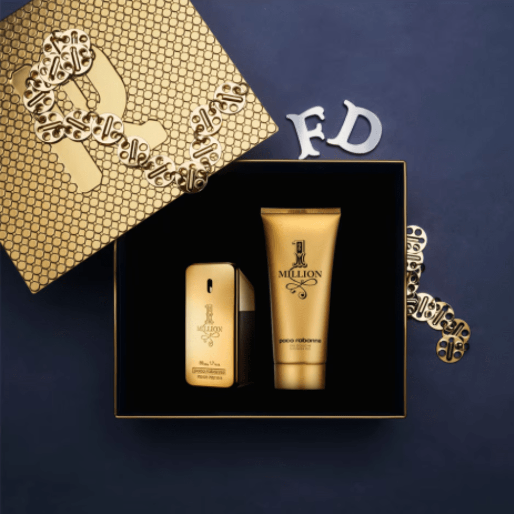Paco Rabanne 1 Million Men's Aftershave Gift Set (50ml EDT + 100ml Shower Gel)
