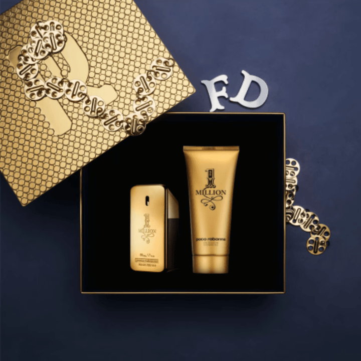 Paco Rabanne 1 Million Men's Aftershave Gift Set (50ml EDT + 100ml Shower Gel)